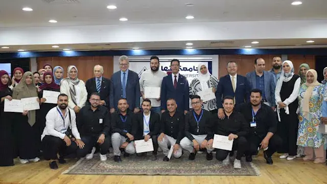 جامعة بنها تحتفل باليوم العالمي لنظافة الأيدي وتكرم الأطقم الطبية المتميزة (صور)
